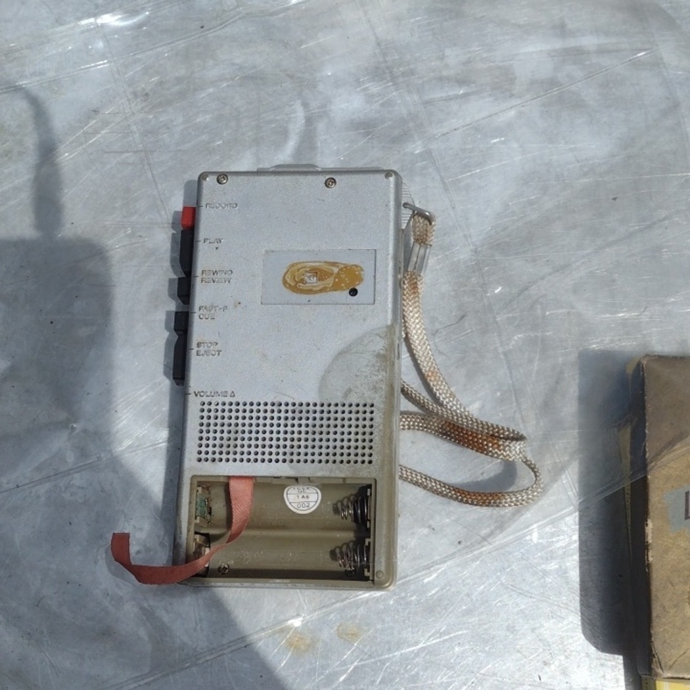 Silver Portable Cassette Recorder - Picture 2 of 2